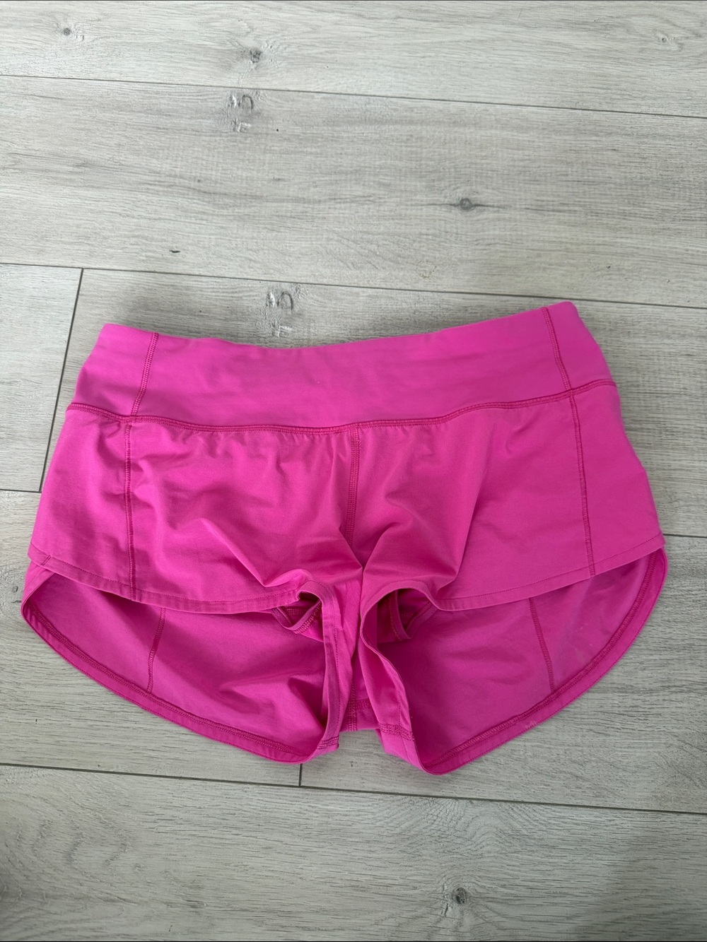 lululemon Sonic Pink Speed Up short - Picture 3 of 4